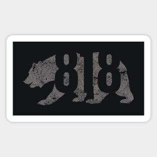 CA Love: 818 Magnet